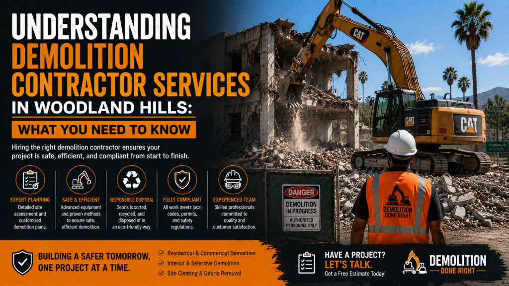 Understanding Demolition Contractor Services in Woodland Hills: What You Need to Know